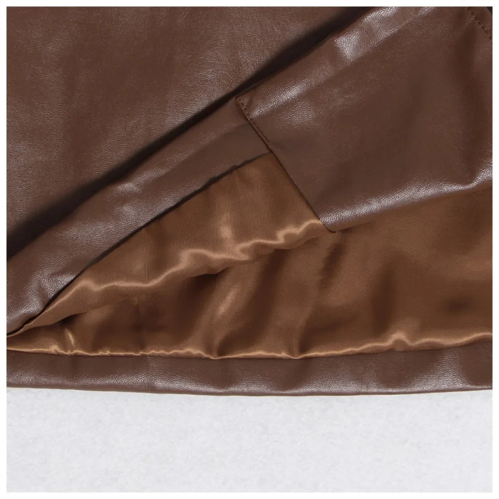 The MYSHYA Vegan Leather Dress - Picture 6 of 8